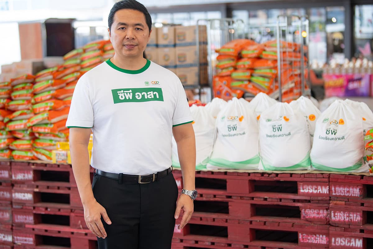 จอมกิตติ ศิริกุล รองกรรมการผู้จัดการใหญ่บริหาร ผู้บริหารสูงสุด ด้านความยั่งยืนภาครัฐและกิจการสัมพันธ์ เครือเจริญโภคภัณฑ์