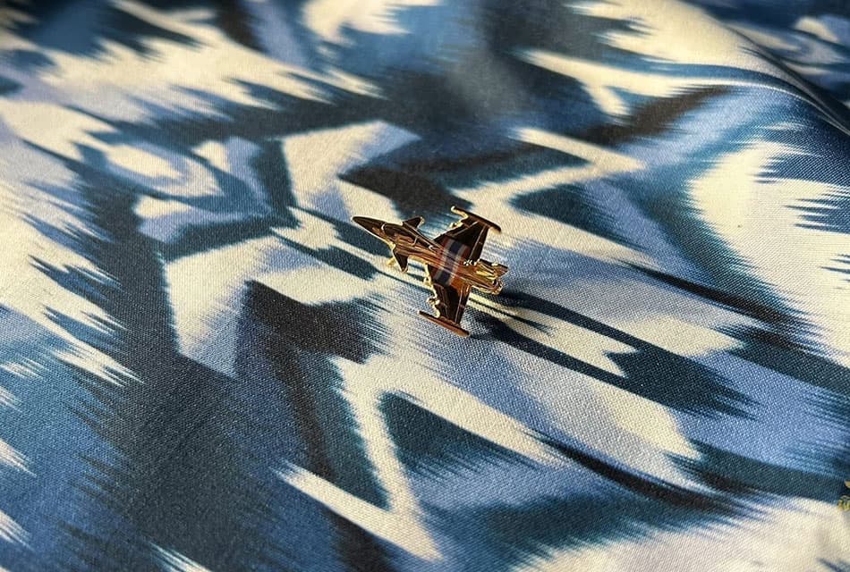 “แม่ย่านางกริพเพน” ผ้าไหมสุรินทร์ที่รวมพลัง ศิลป์ × นักรบ