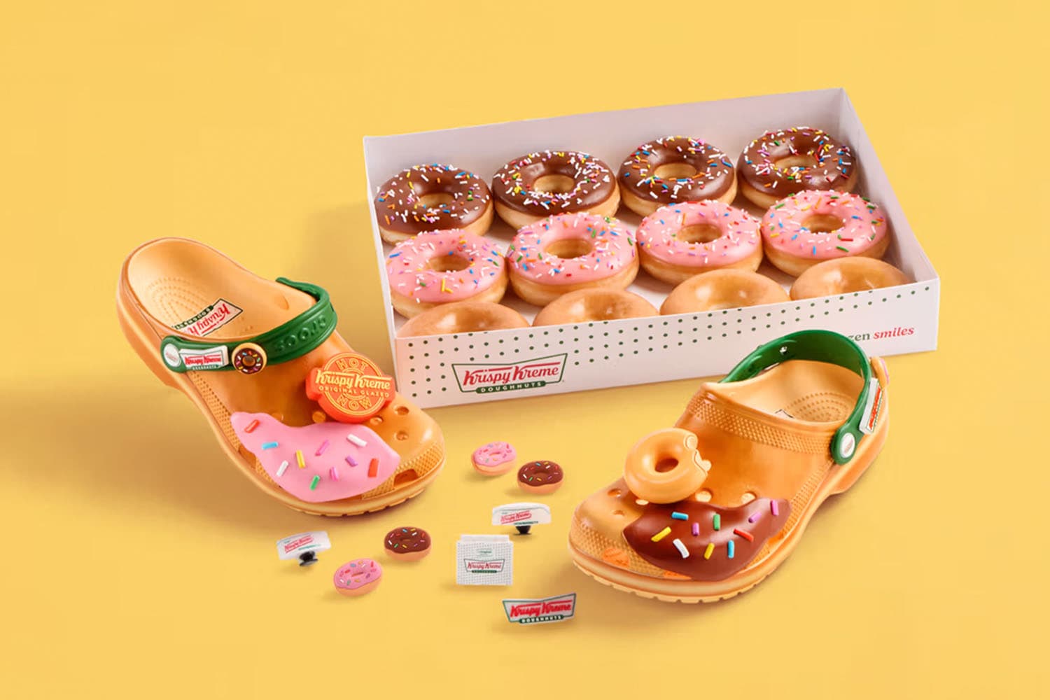 สายหวานจัดได้เลย! Krispy Kreme จับมือ Crocs ปล่อยรองเท้าลายโดนัทสุดคิวท์