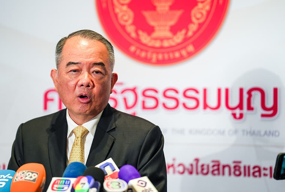 ‘ปธ.ศาลรัฐธรรมนูญ’ เลี่ยงตอบปมกรอบจริยธรรม ประเด็นคลิปเสียงนายกฯ ปัดทำ ‘นิติสงคราม’