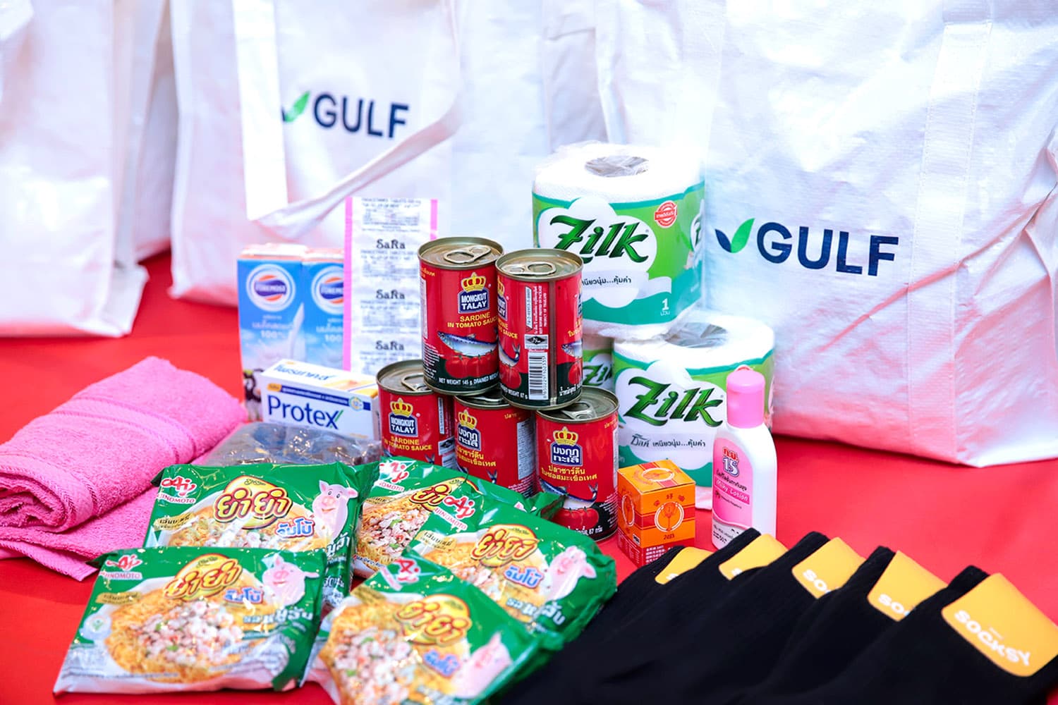 GULF มอบถุงยังชีพ 1,000 ชุด สนับสนุนภารกิจด้านความมั่นคงพื้นที่ชายแดน