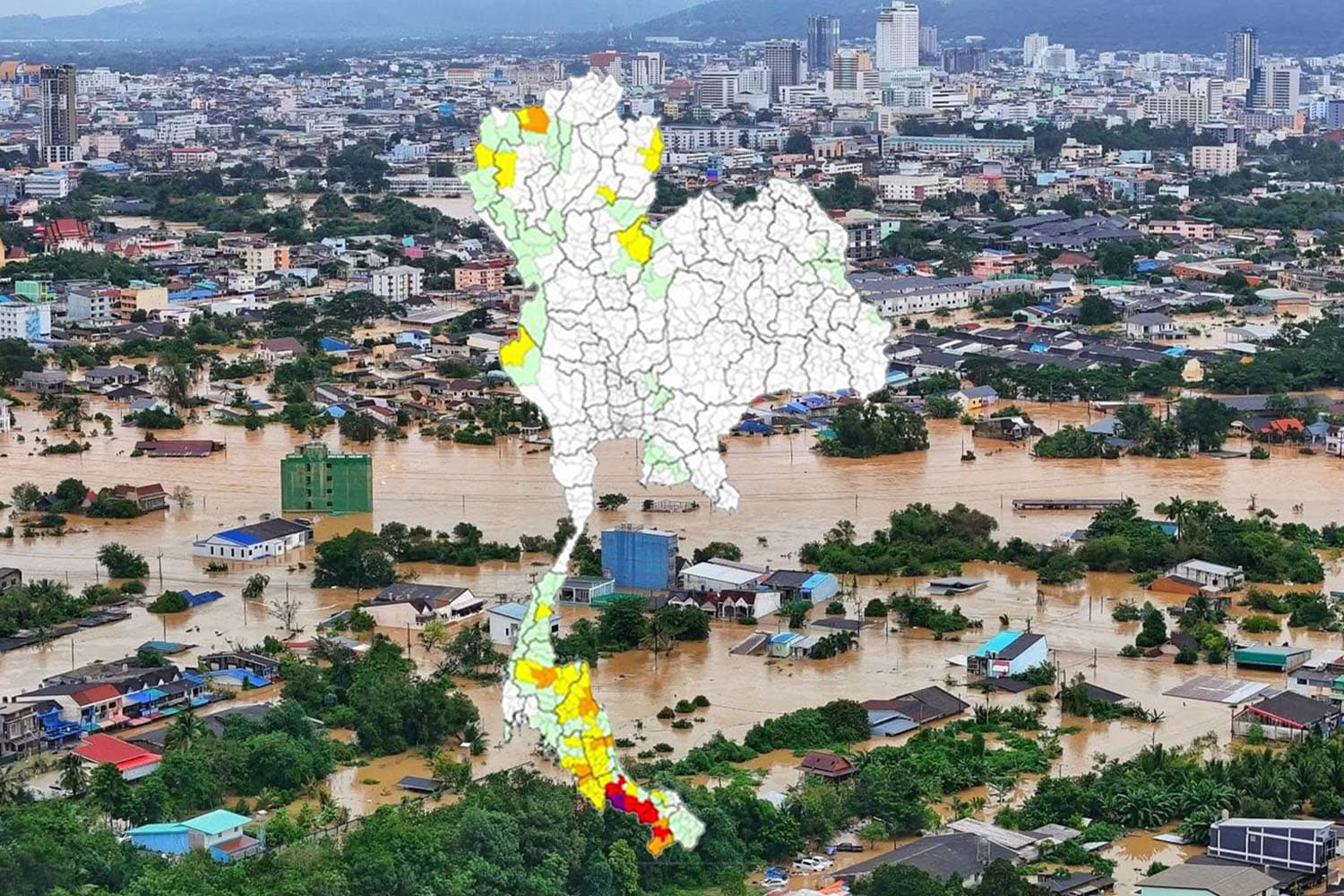 อุตุฯ ประกาศเตือน ‘ภาคใต้’ จับตาฝนตกหนัก-หนักมาก เฝ้าระวังน้ำท่วมซ้ำ 11–16 ธ.ค. 68