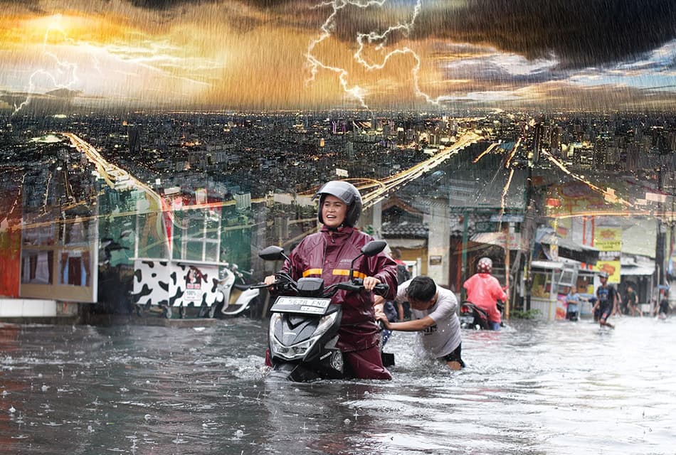 ปี 2100 ฝนสุดขั้วอาจแรงขึ้น 41% น้ำท่วมถี่ๆ ฝันร้ายที่ไม่ไกลเกินจริงในยุคสภาพอากาศสุดขั้ว