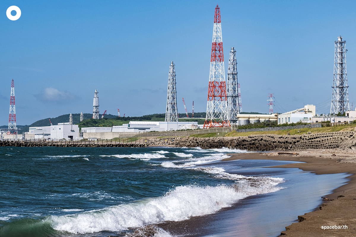 โรงไฟฟ้านิวเคลียร์คาชิวาซากิ–คาริวะในเมืองคาชิวาซากิ จังหวัดนีงาตะ ประเทศญี่ปุ่น YUICHI YAMAZAKI / AFP