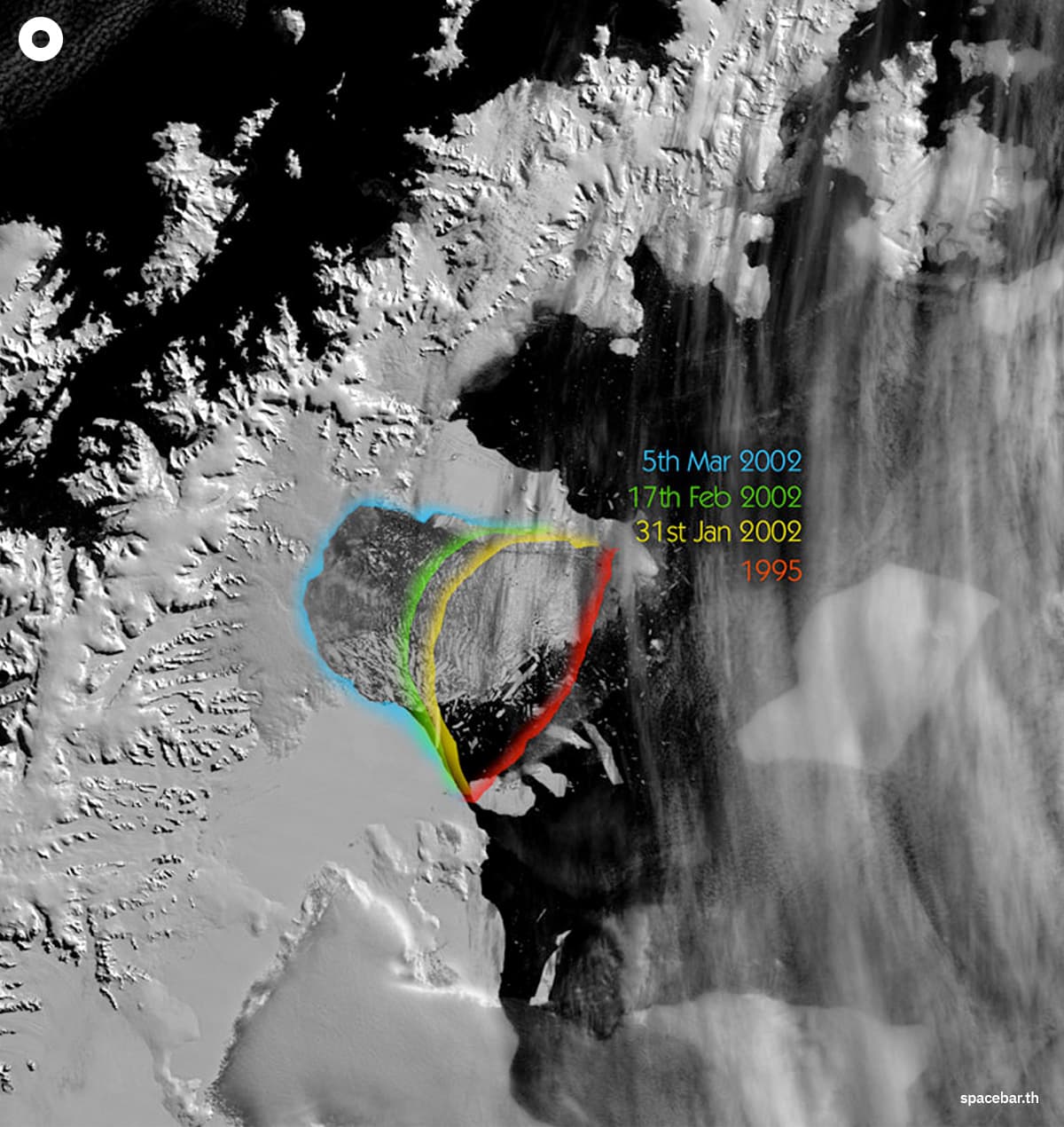 การละลายของชั้นน้ำแข็งลาร์สเซน บี / เอเอฟพี