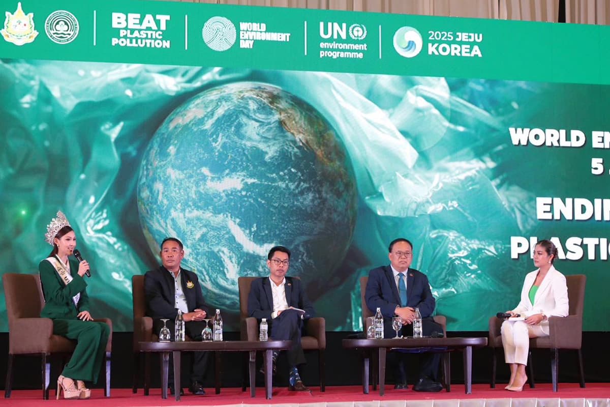 การเสวนา Ted Talk ภายใต้แนวคิด “Beat Plastic Pollution: Ending global plastic pollution” 