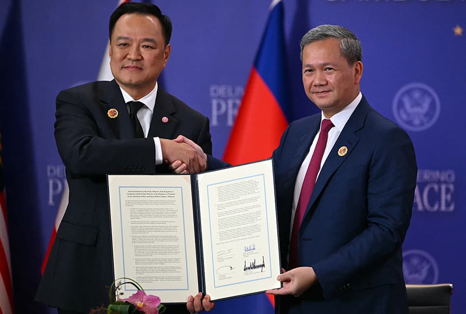 สื่อต่างชาติรายงานข่าว ไทย ‘ระงับ’ ข้อตกลงสันติภาพกับกัมพูชา หลังทหารเหยียบกับระเบิดที่ชายแดน