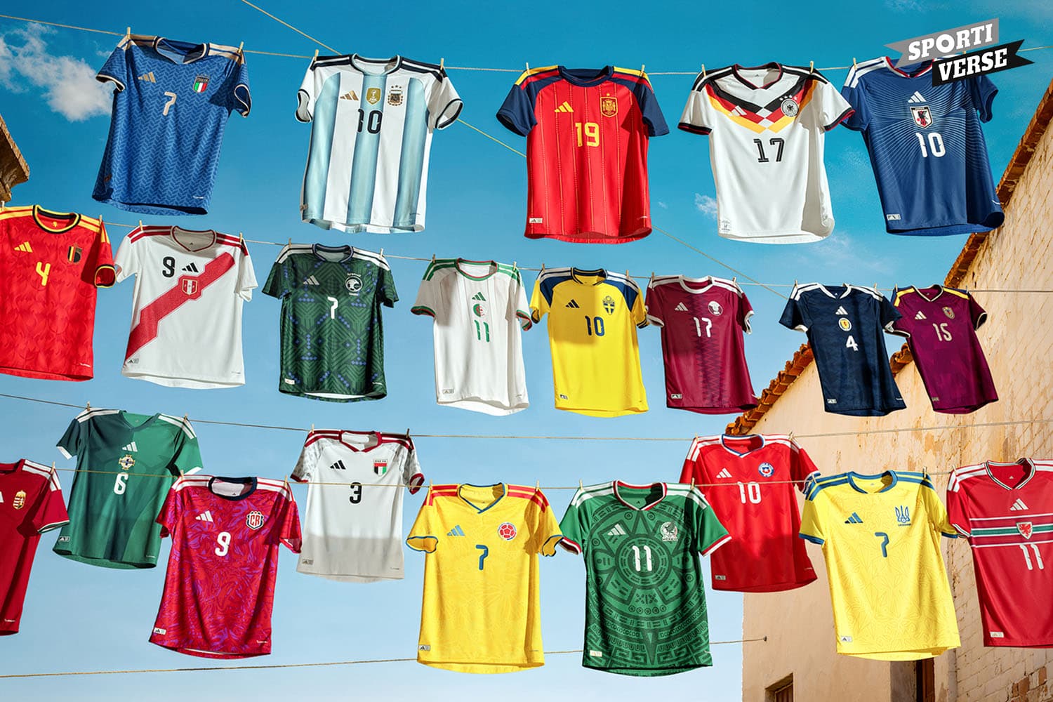 สวยๆ หลายตัว! อาดิดาส เปิดตัวชุดแข่งเหย้ามากสุดในประวัติศาสตร์บอลโลก 2026