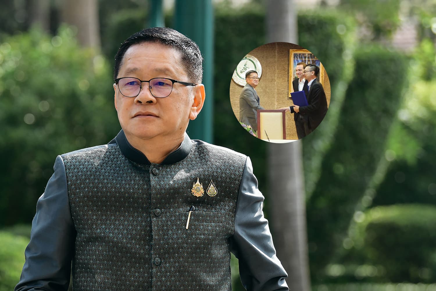 ‘ประเสริฐ’ ยันไม่รู้จัก ‘เบน สมิธ’ แจงร่วมเฟรมเพราะได้รับเชิญเป็นสักขีพยาน