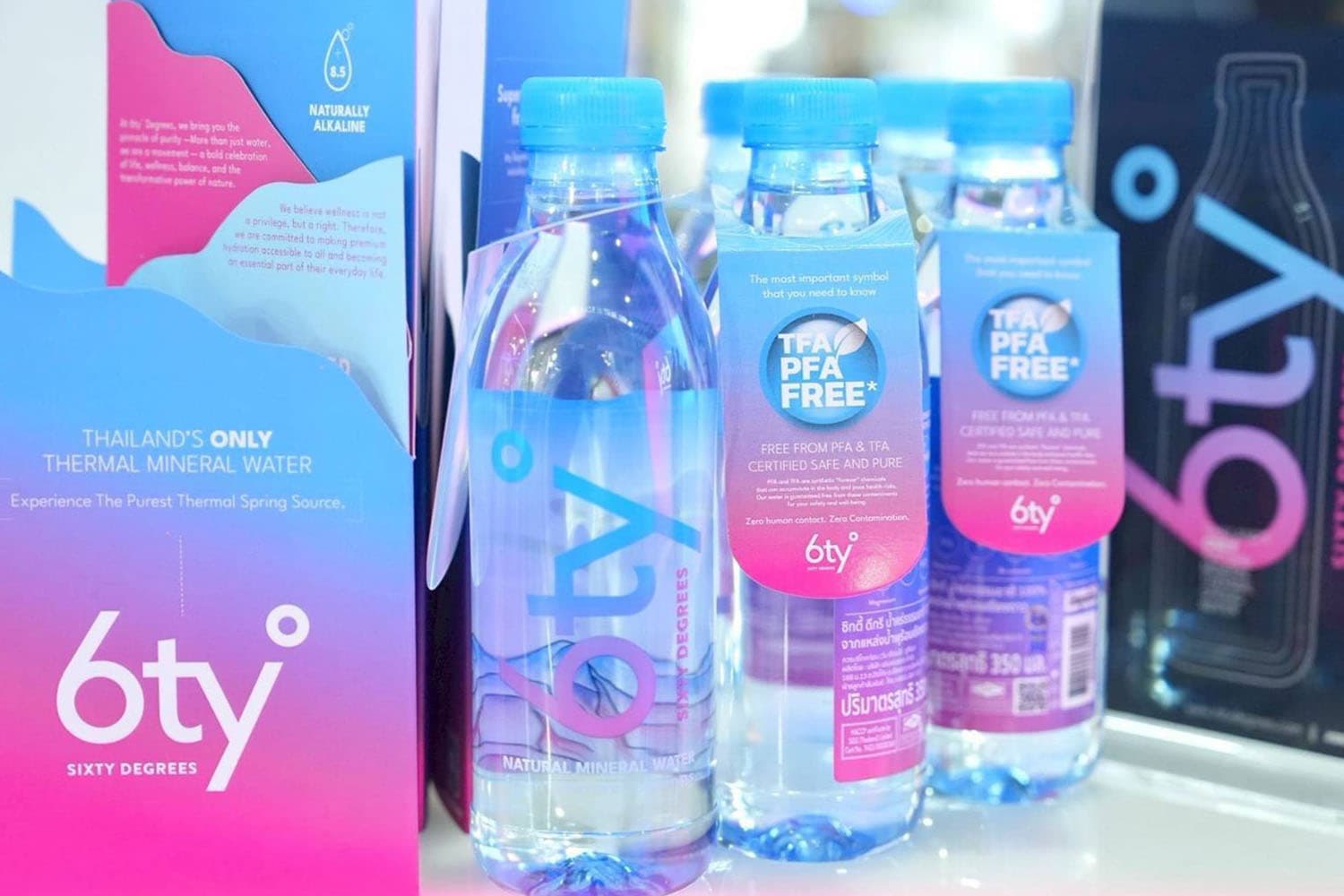 น้ำแร่ 6ty° Degrees เปิดเกมรุกตลาดต่างประเทศ