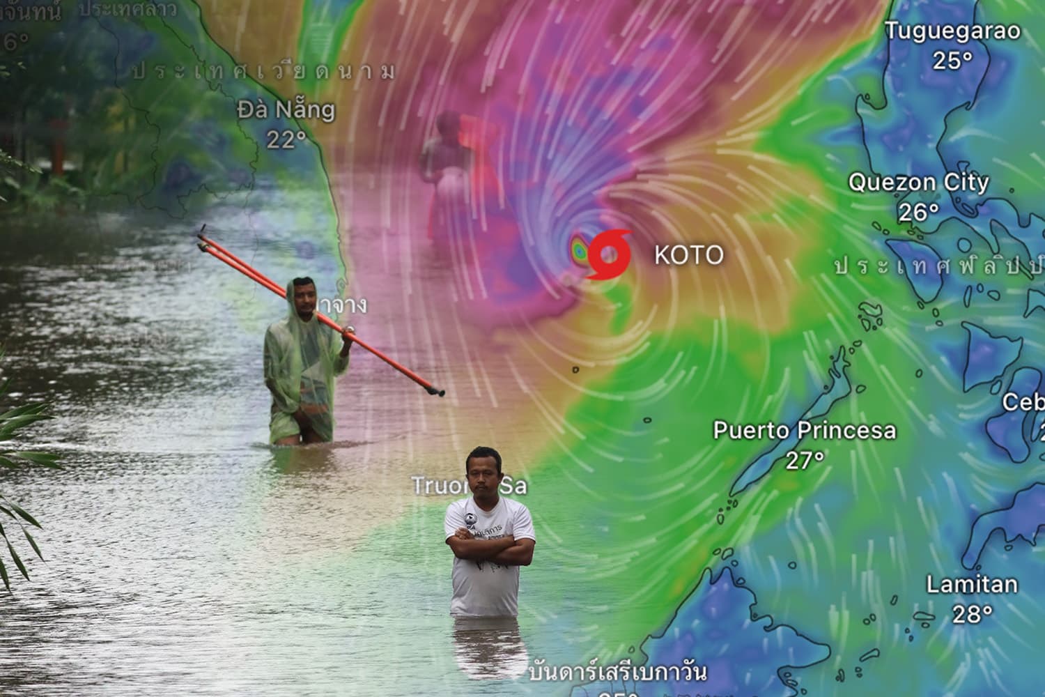 อุตุฯ ประกาศ ฉ.2 เรื่องพายุ ‘โคโตะ’ ทวีกำลังเป็นพายุ ‘ไต้ฝุ่น’ กระทบไทย 27-30 พ.ย. 68